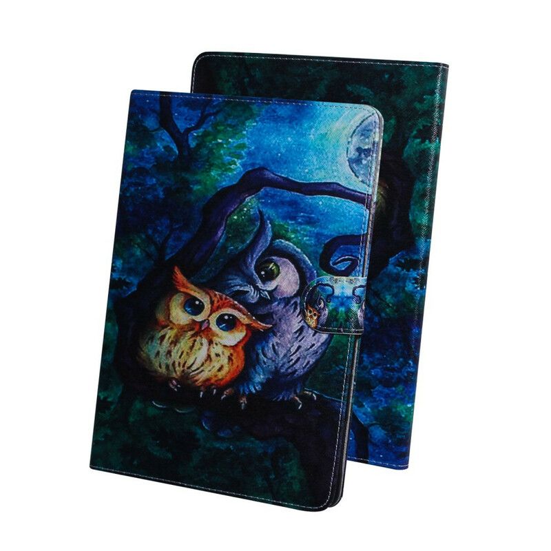 Læder Cover Huawei MatePad T 8 Uglemaleri