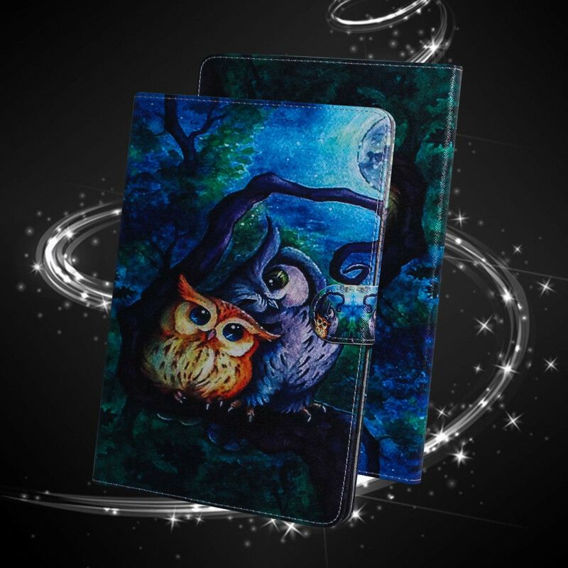 Læder Cover Huawei MatePad T 8 Uglemaleri