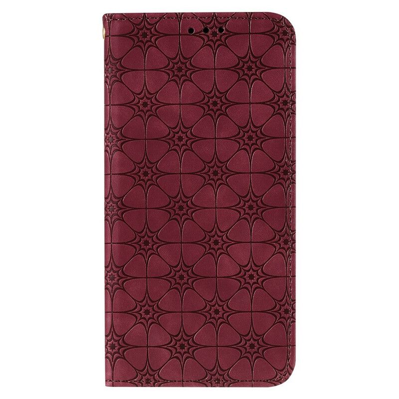 Cover Samsung Galaxy M11 Flip Cover Barokke Blomster