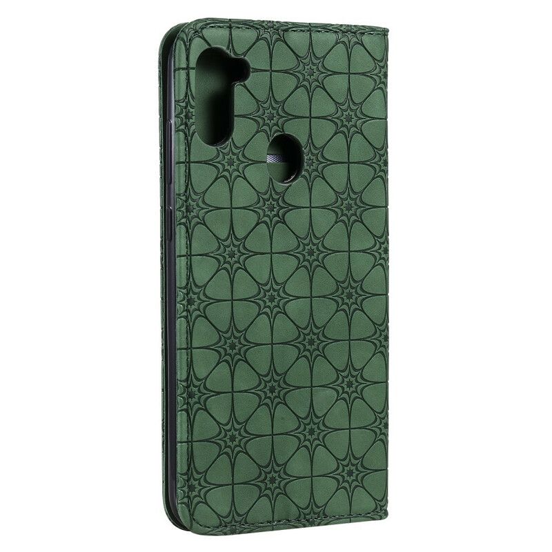 Cover Samsung Galaxy M11 Flip Cover Barokke Blomster