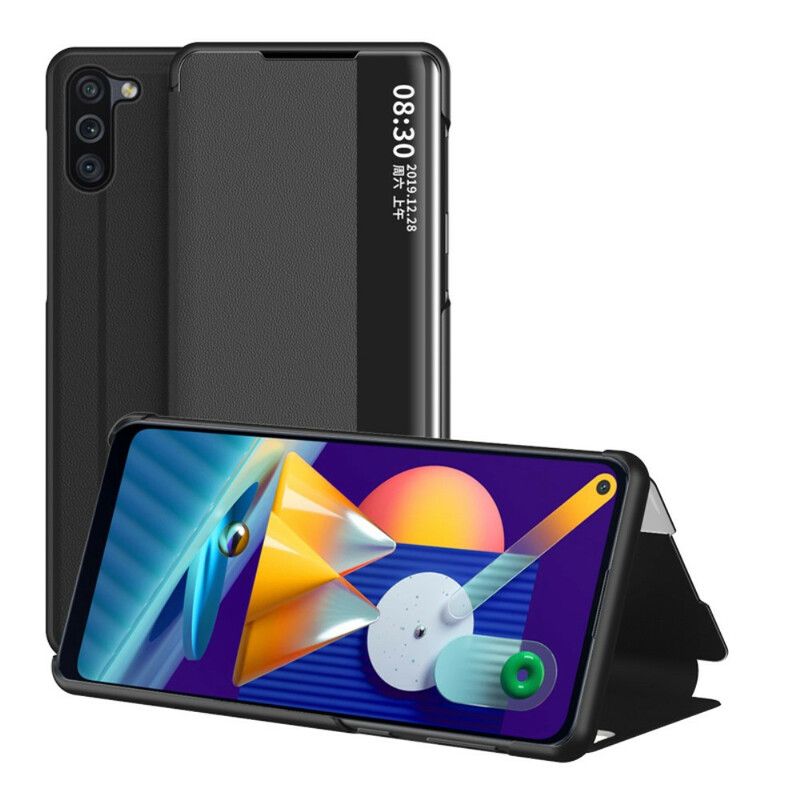 Cover Samsung Galaxy M11 Tekstureret Kunstlæder