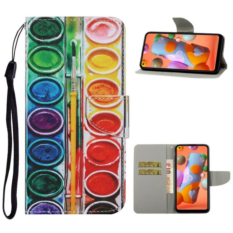 Flip Cover Samsung Galaxy M11 Maleri