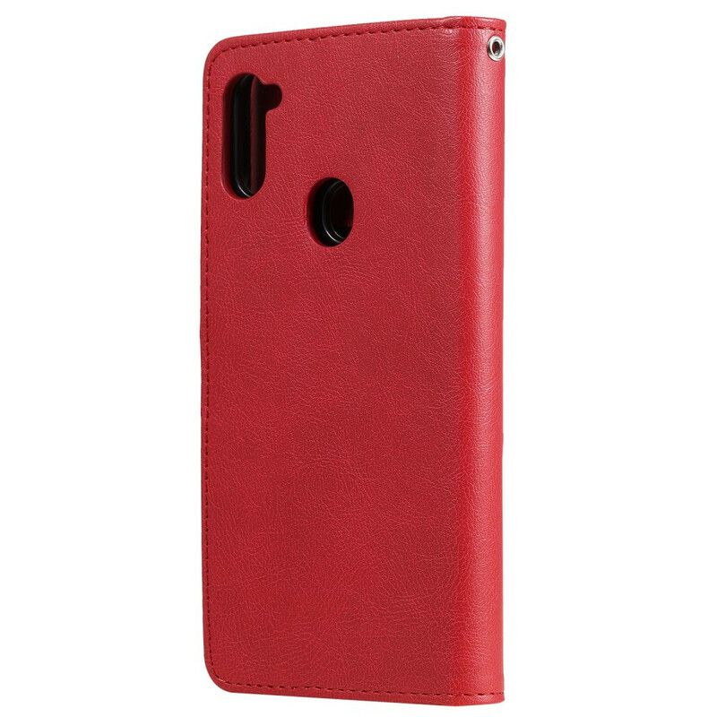 Mobilcover Læder Cover Samsung Galaxy M11 Aftagelig Og Snor