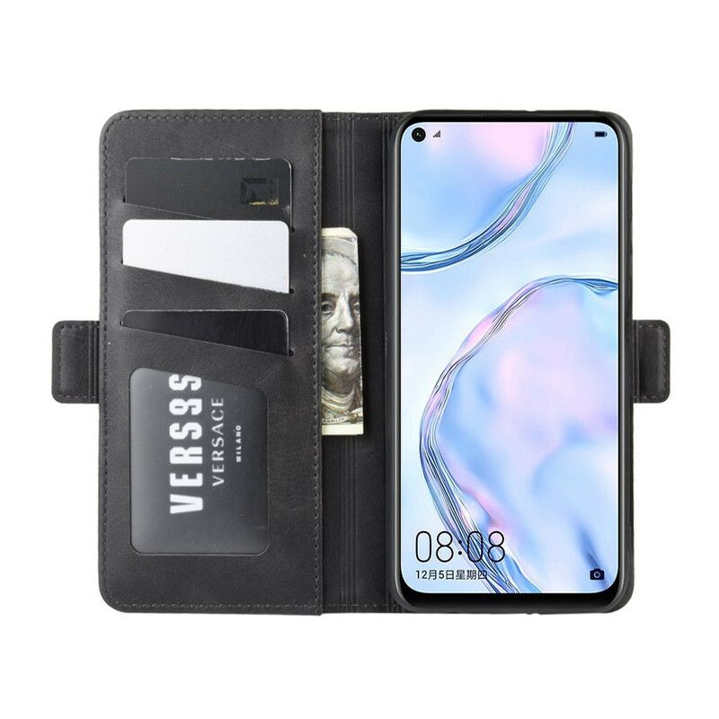 Flip Cover Huawei P40 Lite Læder Cover Dobbeltklap