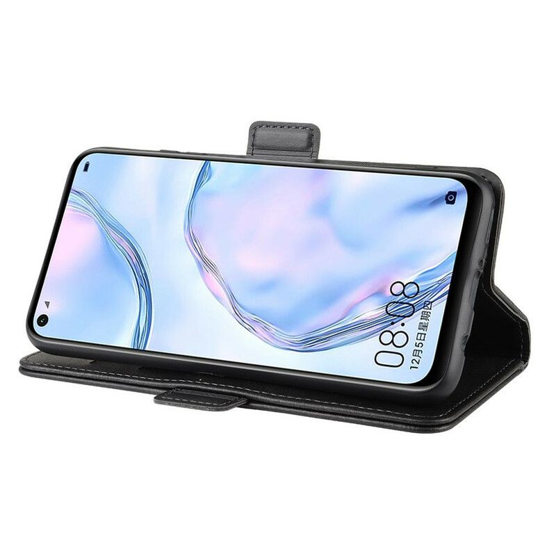 Flip Cover Huawei P40 Lite Læder Cover Dobbeltklap
