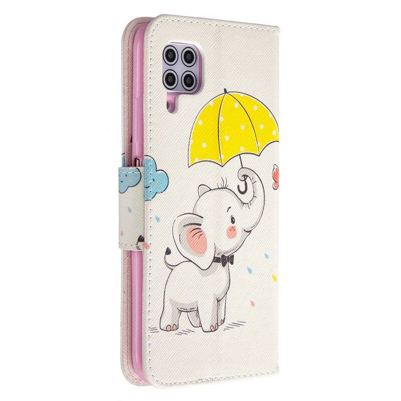 Læder Cover Huawei P40 Lite Elefantunge