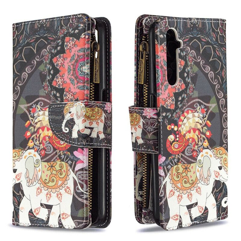 Flip Cover Realme 6 Elefant Lynlåslomme