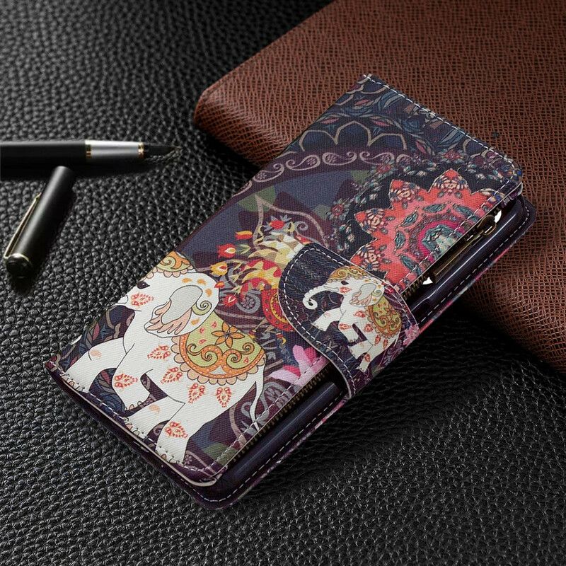 Flip Cover Realme 6 Elefant Lynlåslomme