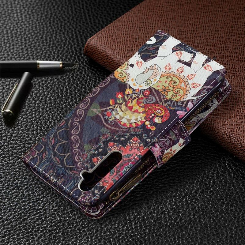 Flip Cover Realme 6 Elefant Lynlåslomme