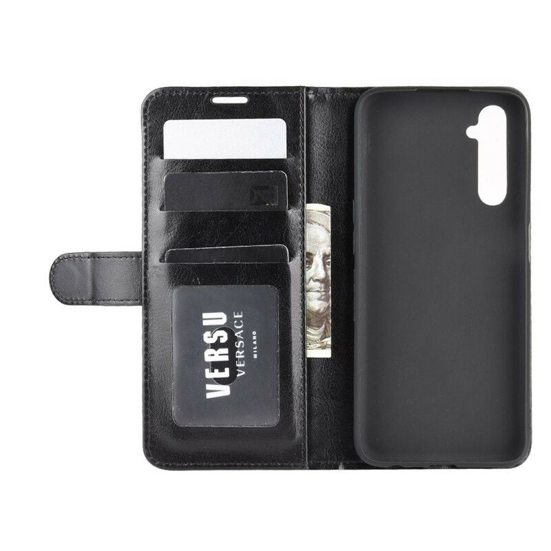 Flip Cover Realme 6 Lædertekstur