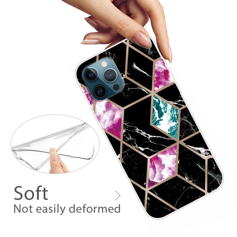 Cover iPhone 13 Pro Afvist Geometrisk Marmor