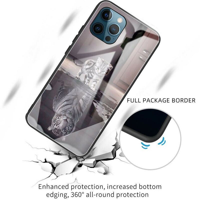 Cover iPhone 13 Pro Kitten Dream Hærdet Glas