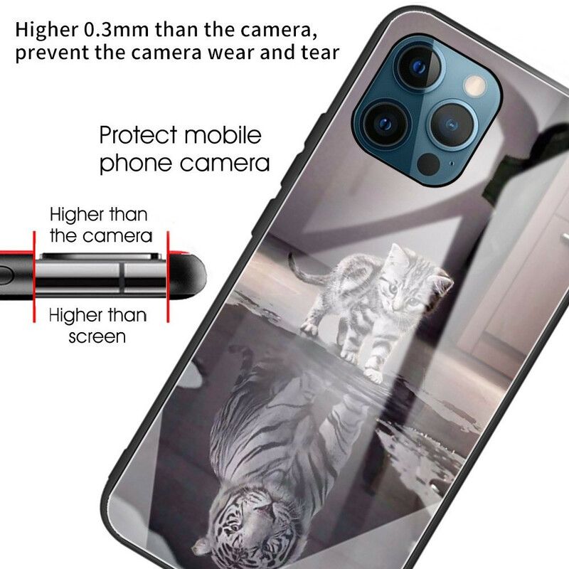 Cover iPhone 13 Pro Kitten Dream Hærdet Glas
