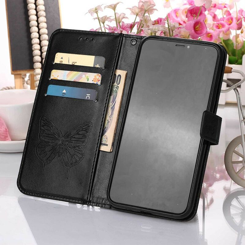 Flip Cover iPhone 13 Pro Sommerfugledesign
