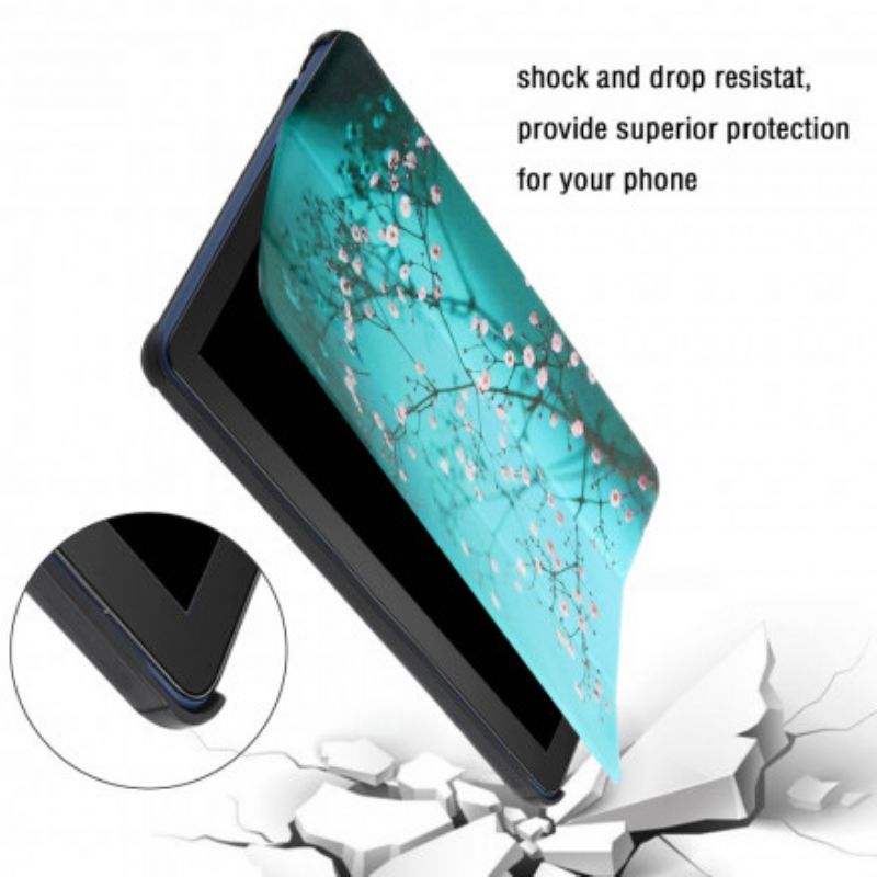Cover iPad Mini 6 (2021) Floral Imiteret Læder