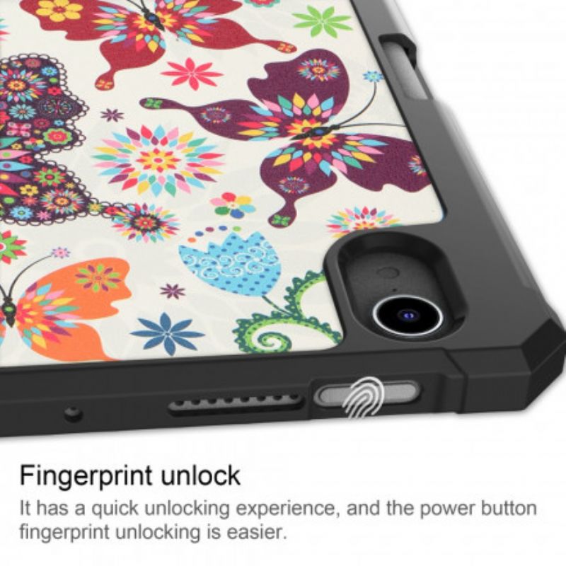 Cover iPad Mini 6 (2021) Vintage Blomsterpenneholder