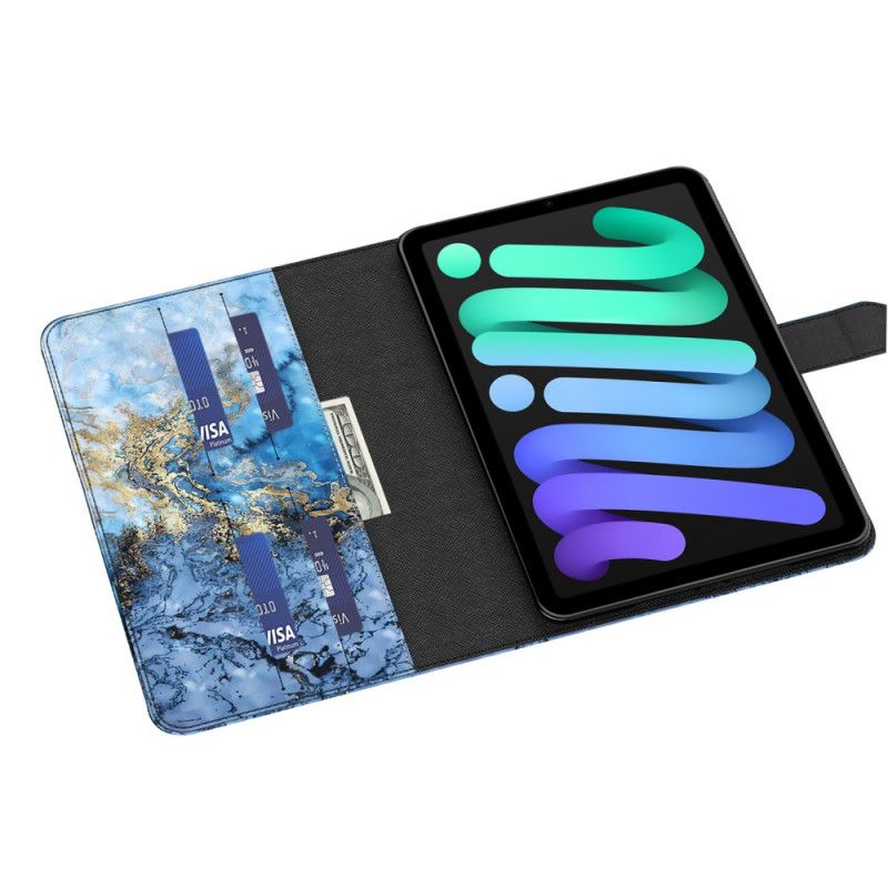 Flip Cover iPad Mini 6 (2021) Lys Pletmarmor