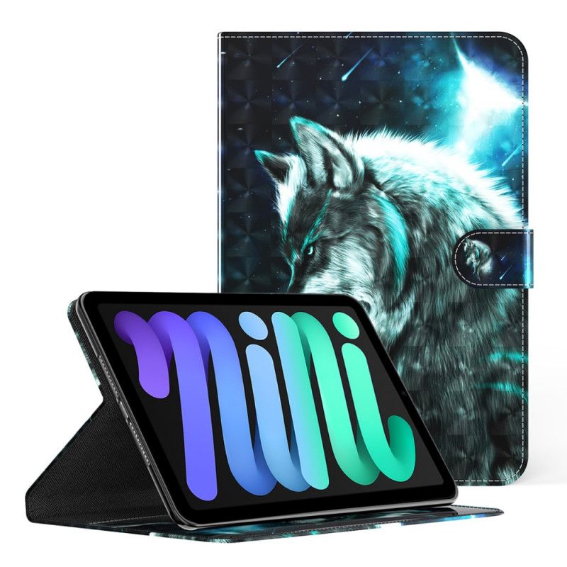 Flip Cover iPad Mini 6 (2021) Lysplet Vild Ulv