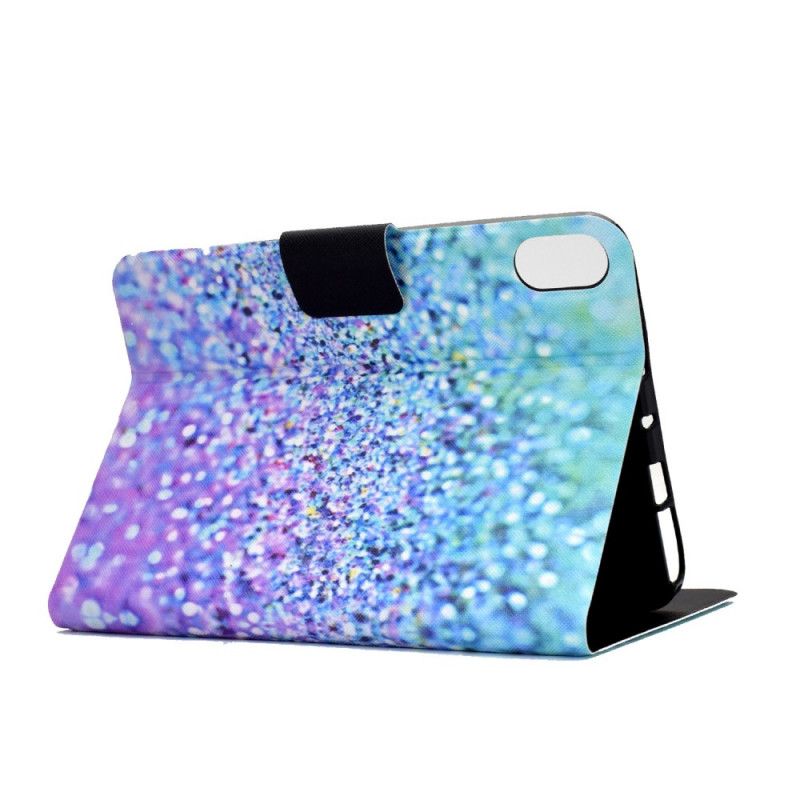 Læder Cover iPad Mini 6 (2021) Skinnende Pailletter