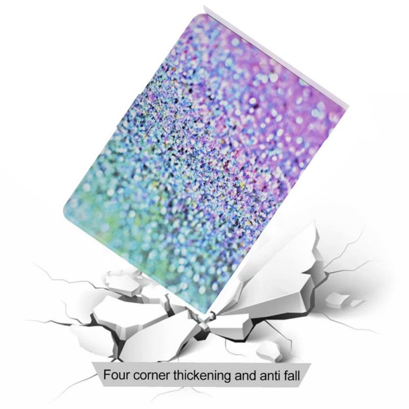 Læder Cover iPad Mini 6 (2021) Skinnende Pailletter