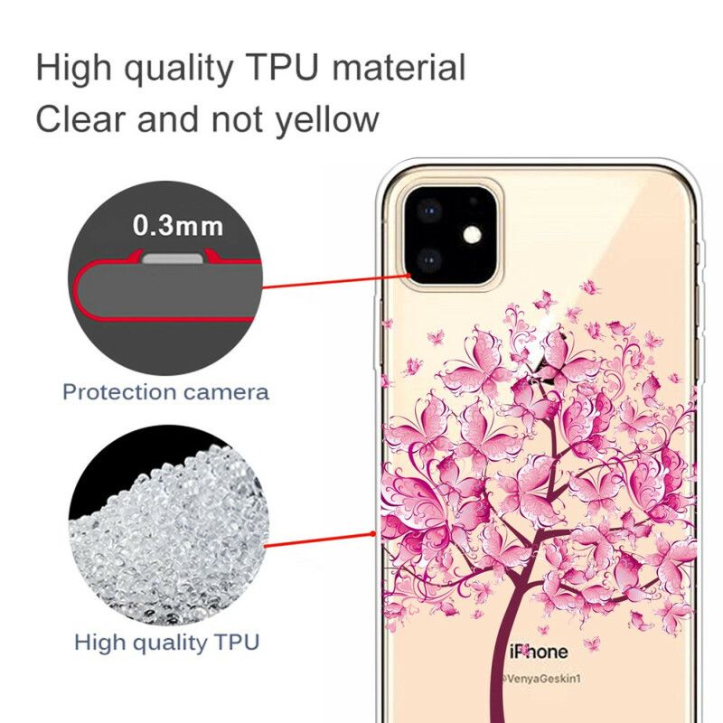 Cover iPhone 11 Pink Trætop
