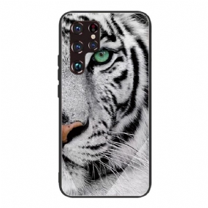 Cover Samsung Galaxy S22 Ultra 5G Tiger Hærdet Glas