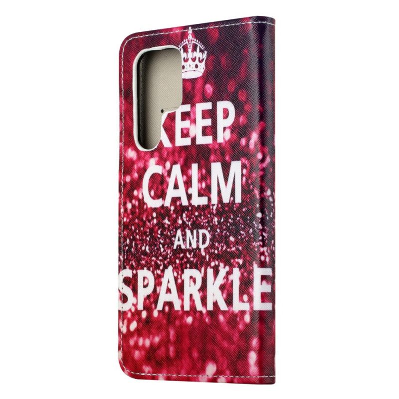 Flip Cover Samsung Galaxy S22 Ultra 5G Bevar Roen Og Gnistre