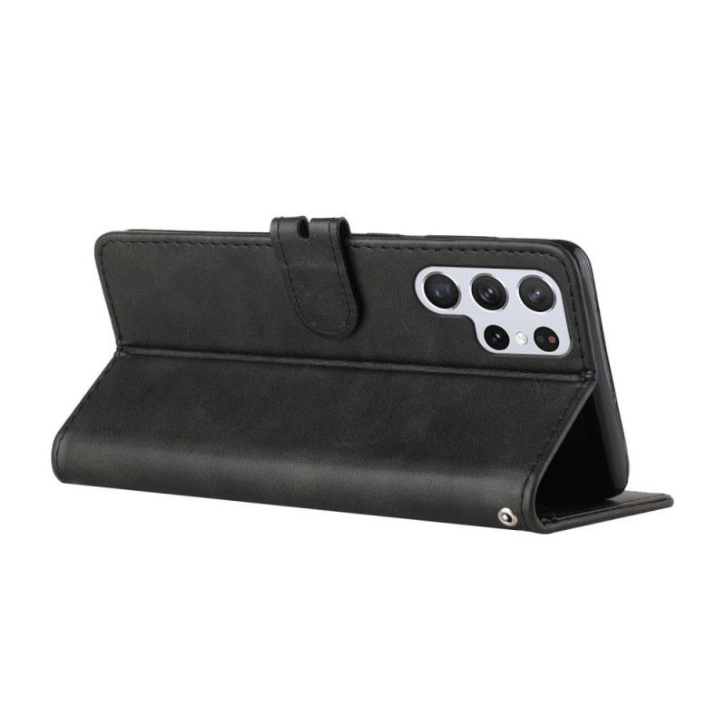 Flip Cover Samsung Galaxy S22 Ultra 5G Faux Læder Best Case