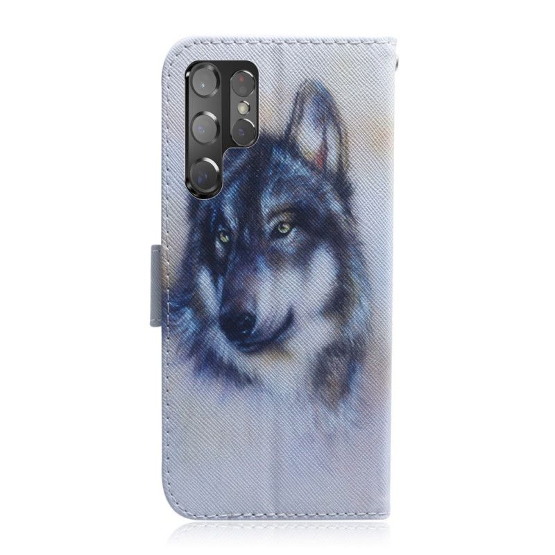 Flip Cover Samsung Galaxy S22 Ultra 5G Hundeblik