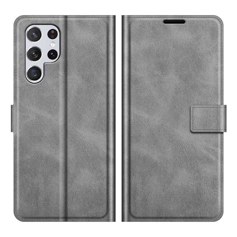 Flip Cover Samsung Galaxy S22 Ultra 5G Ultra Imiteret Læder