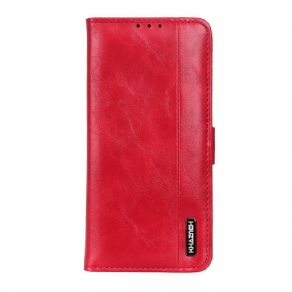 Flip Cover Samsung Galaxy S22 Ultra 5G Khazneh Elegance Imiteret Læder
