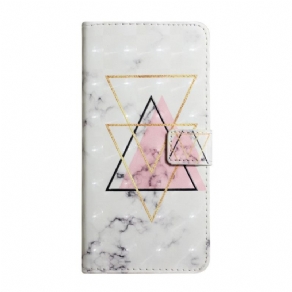 Flip Cover Samsung Galaxy S22 Ultra 5G Paillettertrekant