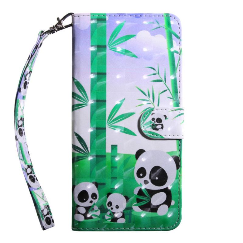 Flip Cover Samsung Galaxy S22 Ultra 5G Pandafamilien