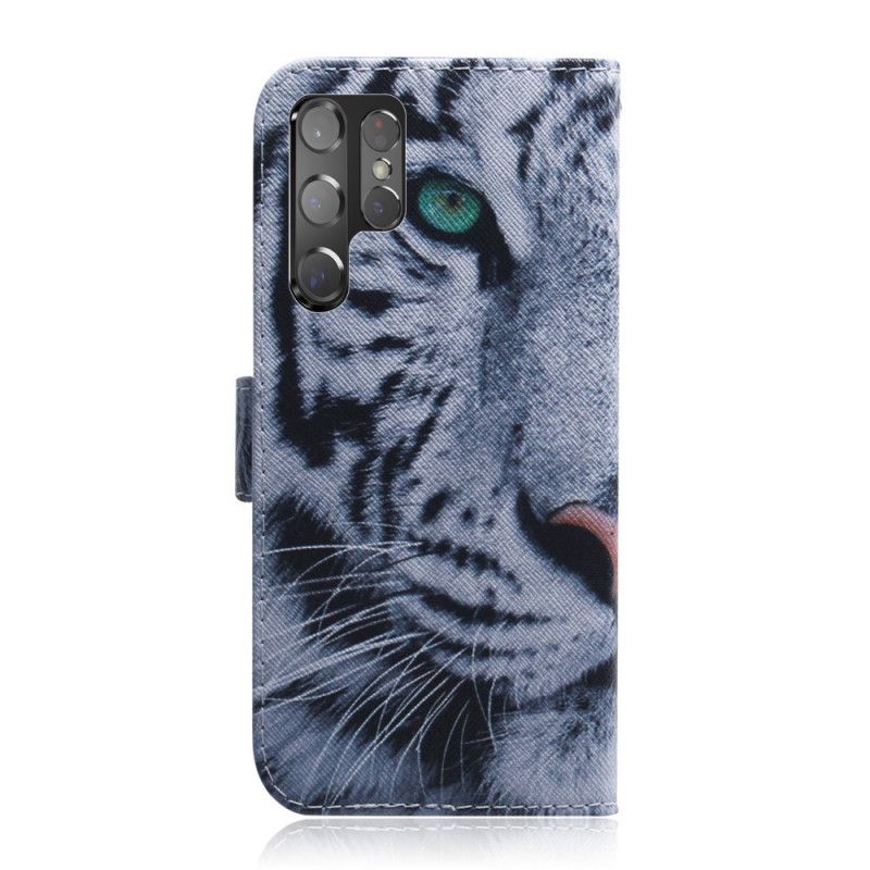 Flip Cover Samsung Galaxy S22 Ultra 5G Tigeransigt