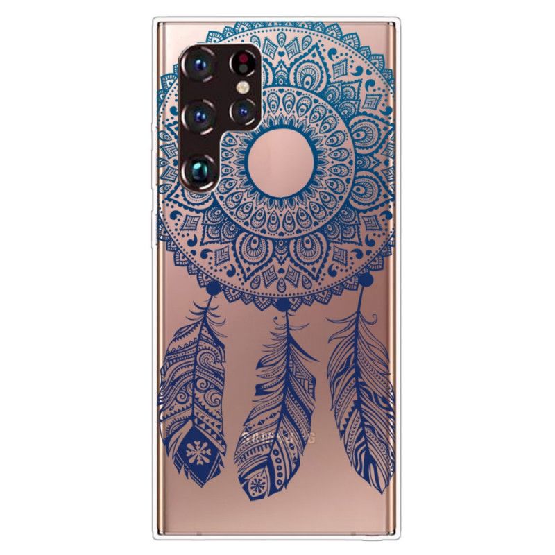 Mobilcover Samsung Galaxy S22 Ultra 5G Enkelt Blomstermandala