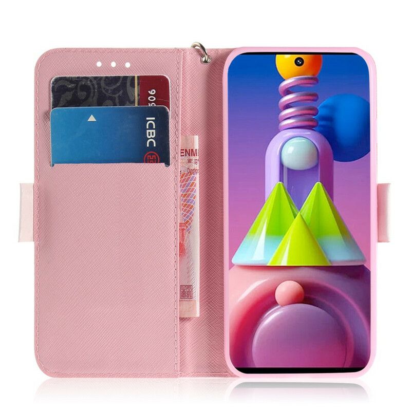 Flip Cover Samsung Galaxy M51 Med Snor Stroppumpe