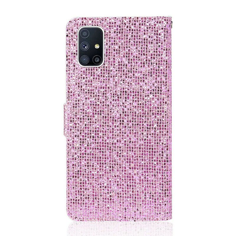 Flip Cover Samsung Galaxy M51 Pailletter S Design