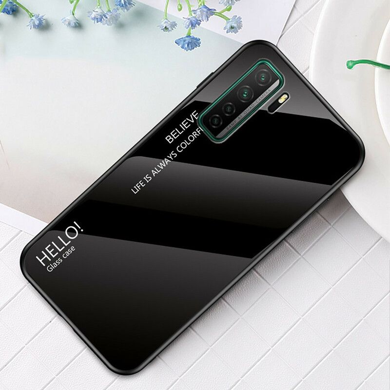 Cover Huawei P40 Lite 5G Hej Hærdet Glas