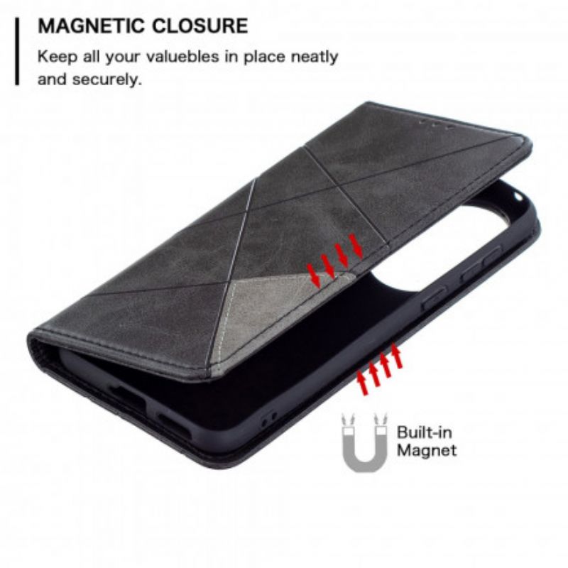 Cover Huawei P50 Flip Cover Kunstnerstil