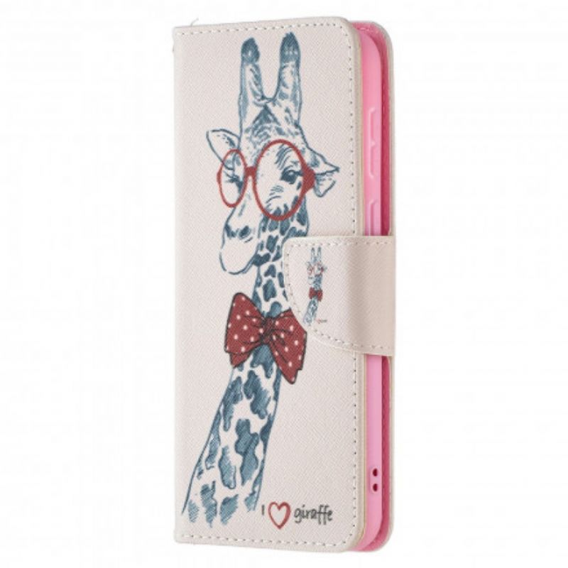 Flip Cover Huawei P50 Nørdet Giraf