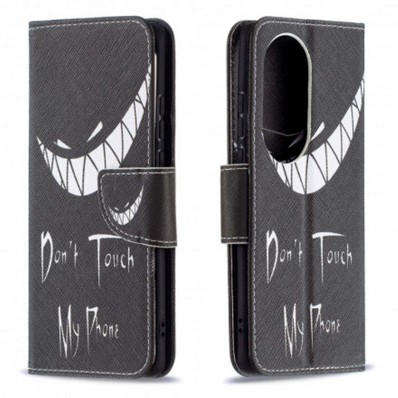 Læder Cover Huawei P50 Djævletelefon