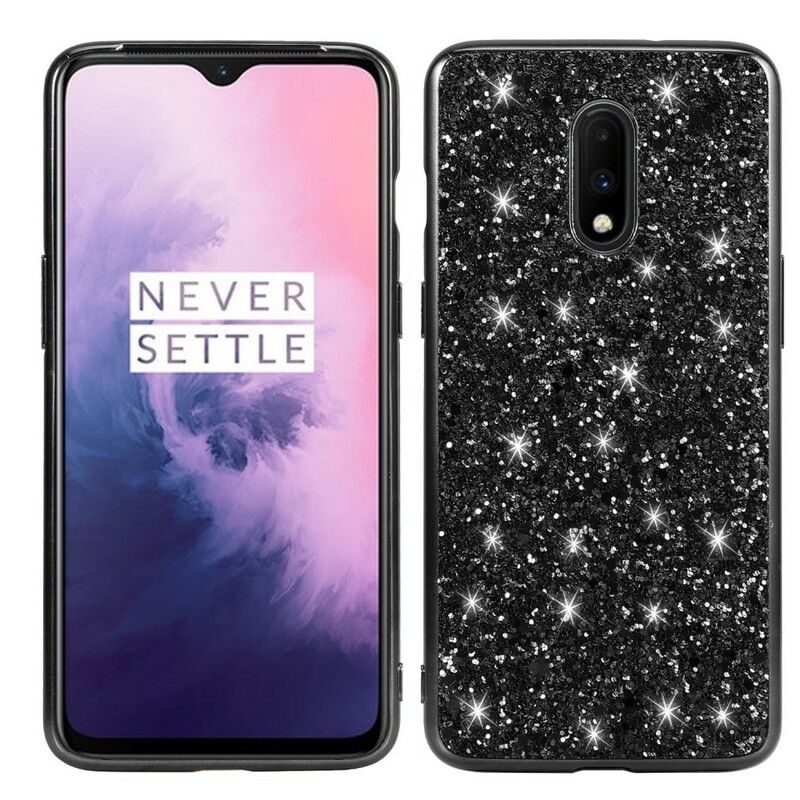 Mobilcover OnePlus 7 Premium Glitter