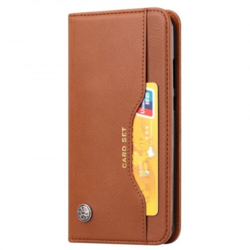 Cover Huawei P30 Lite Flip Cover Faux Læder Kortholder