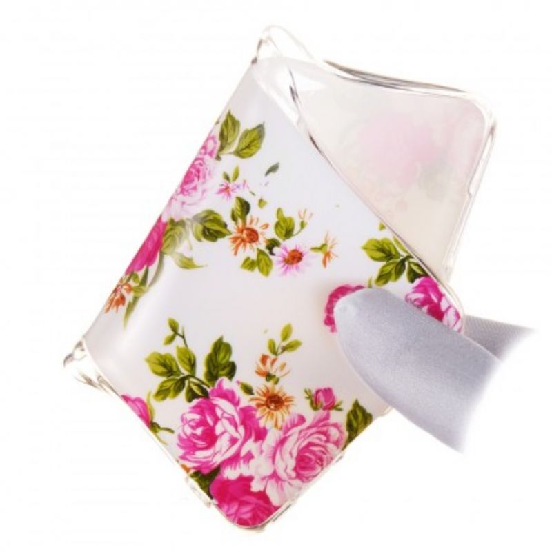Cover Huawei P30 Lite Fluorescerende Liberty-blomster