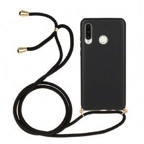 Cover Huawei P30 Lite Silicone Med Farvet Ledning