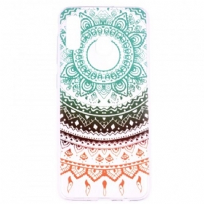 Cover Huawei P30 Lite Transparent Farvet Mandala