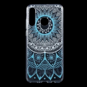 Cover Huawei P30 Lite Transparent Farvet Mandala