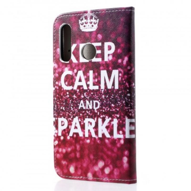 Flip Cover Huawei P30 Lite Bevar Roen Og Gnistre