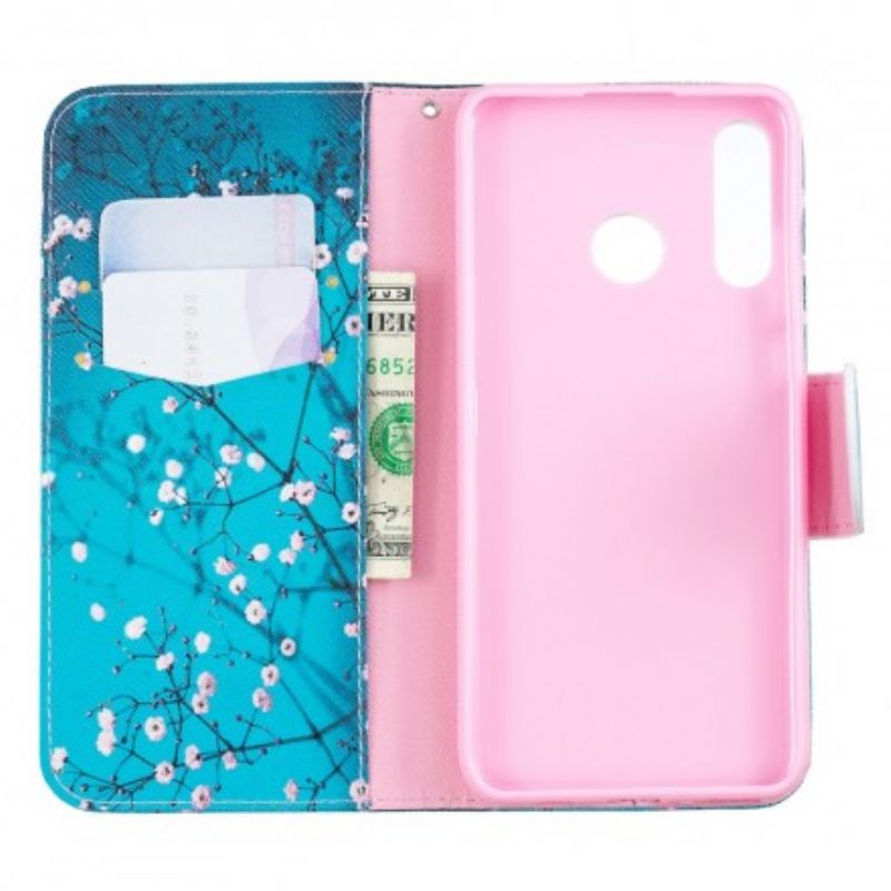 Flip Cover Huawei P30 Lite Blomstrende Træ