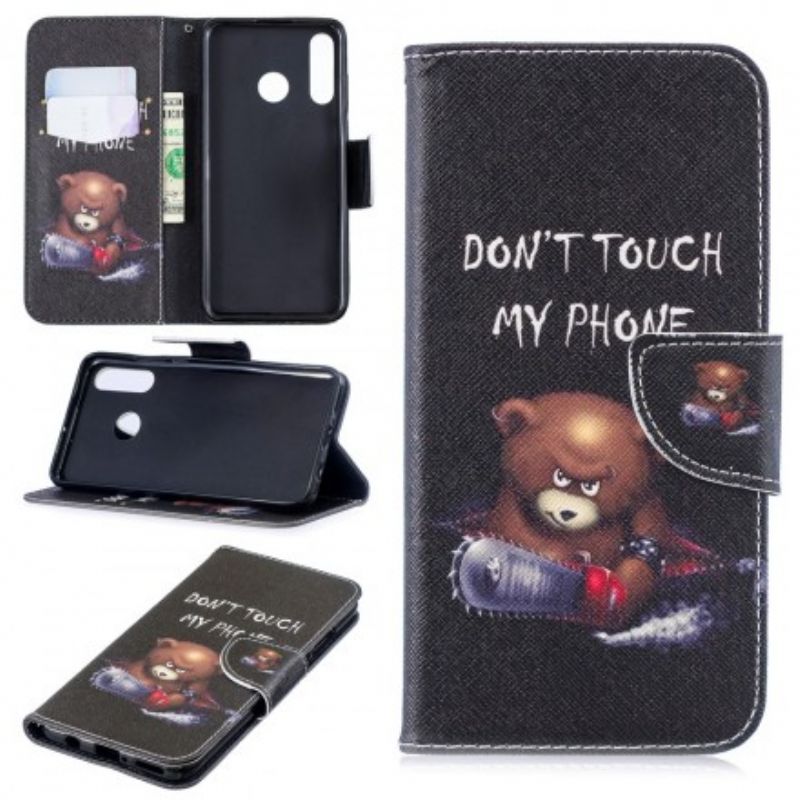 Flip Cover Huawei P30 Lite Farlig Bjørn